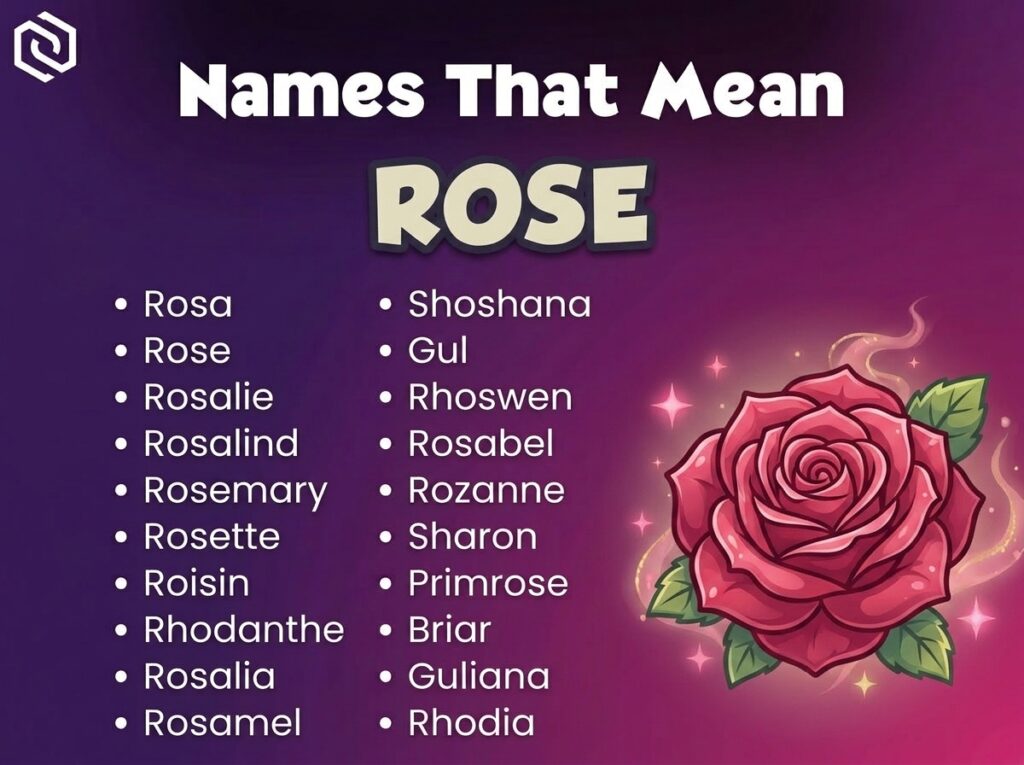 Baby Names That Mean Rose