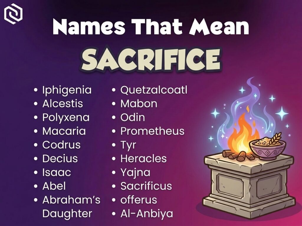 Baby Names That Mean Sacrifice