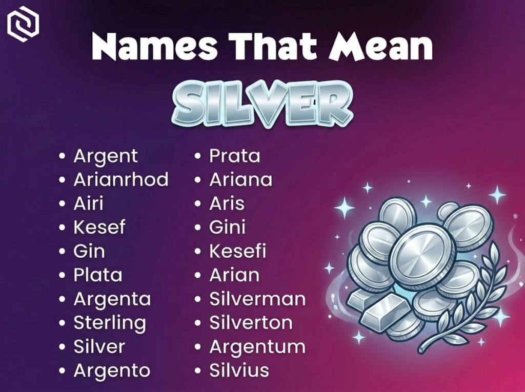 Baby Names That Mean Silver