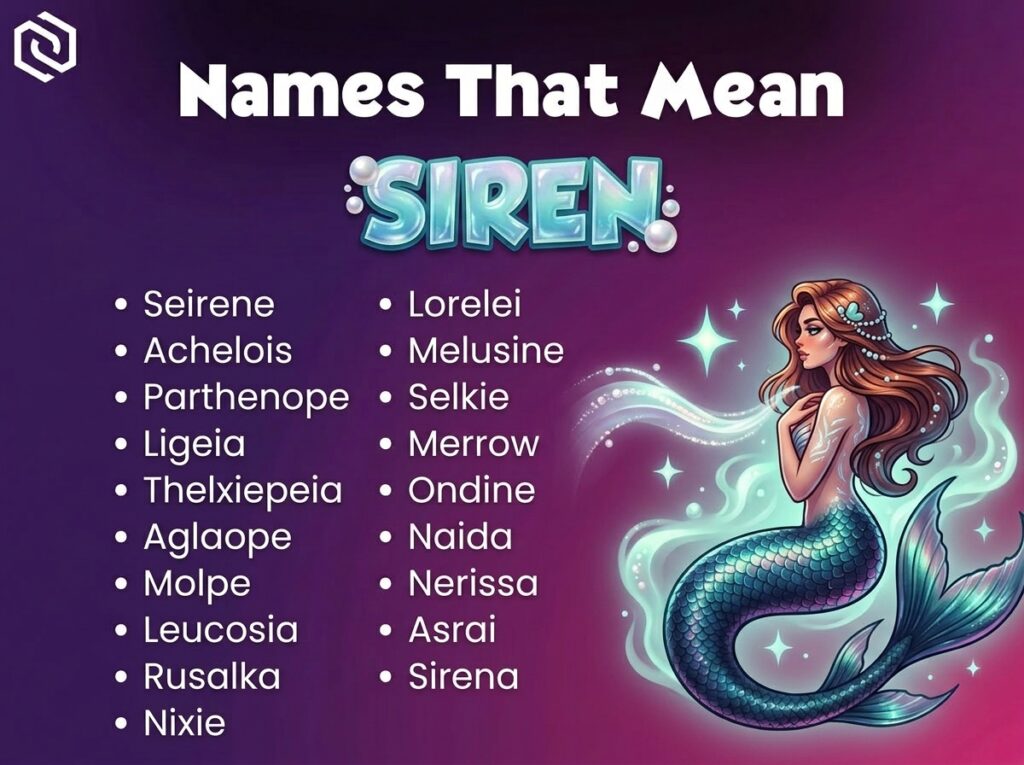 Baby Names That Mean Siren