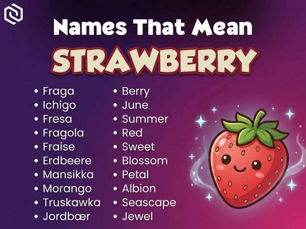 Baby Names That Mean Strawberry