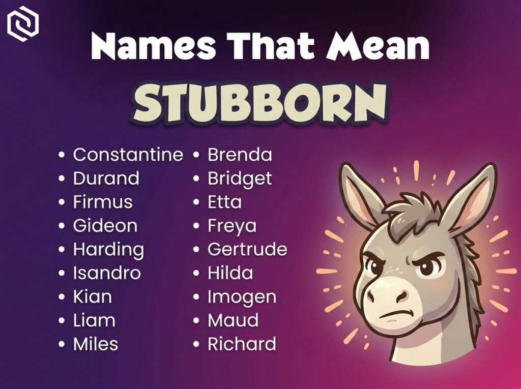 Baby Names That Mean Stubborn