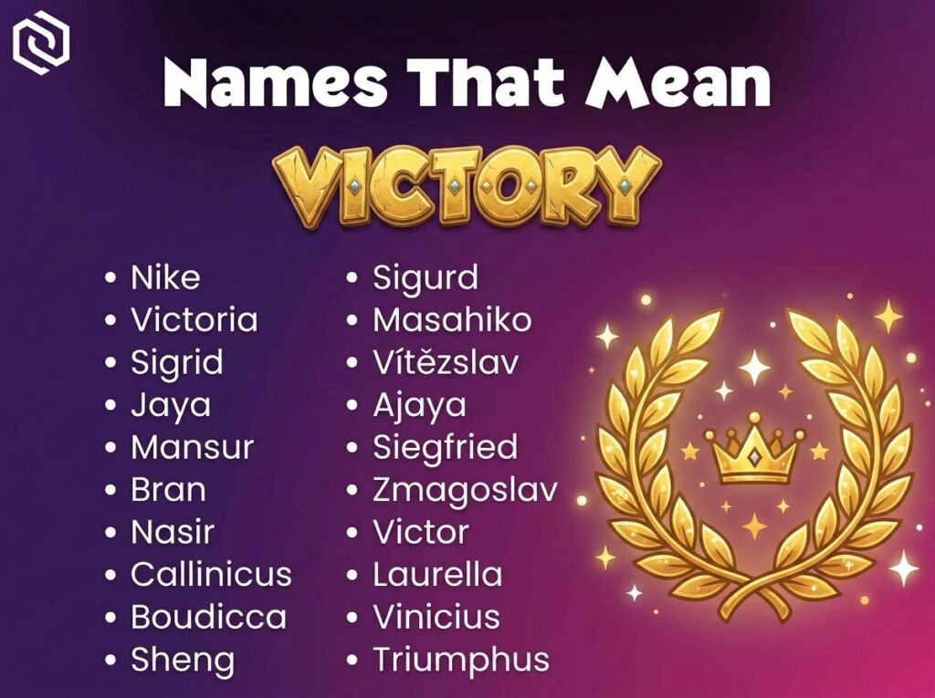 Baby Names That Mean Victory