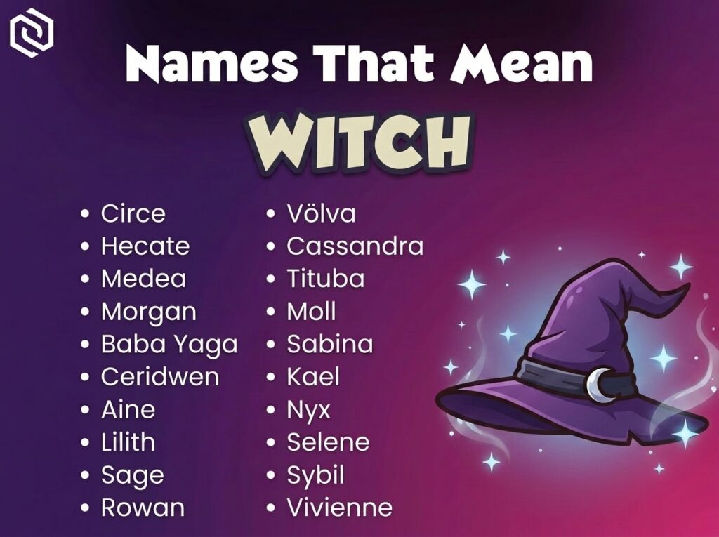 Baby Names That Mean Witch/Fairy