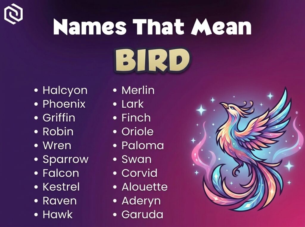 Baby Names That Mean Bird