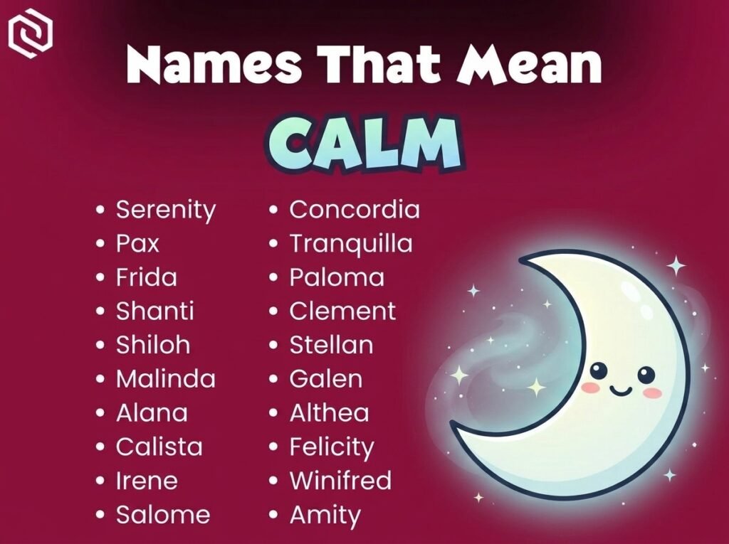 Baby Names That Mean Calm