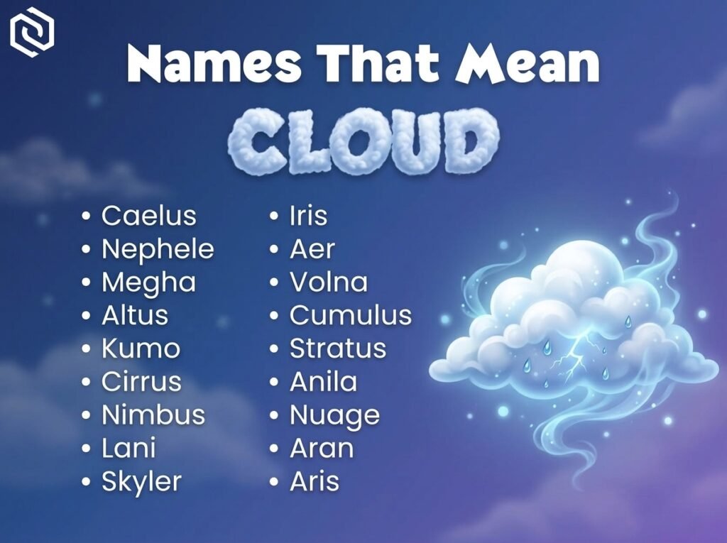 Baby Names That Mean Cloud