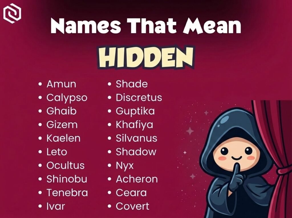 Baby Names That Mean Hidden