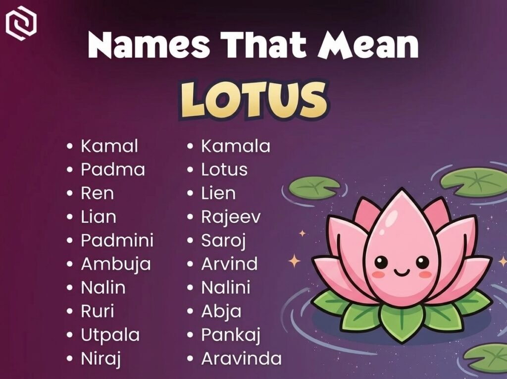 Baby Names That Mean Lotus