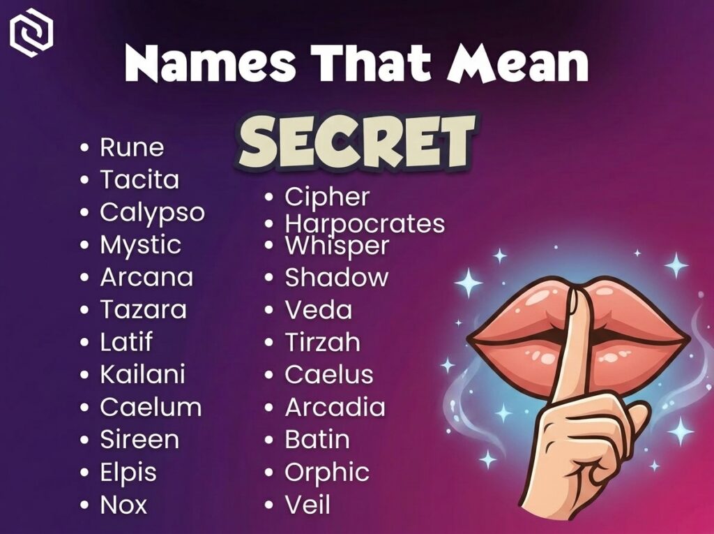 Baby Names That Mean Secret