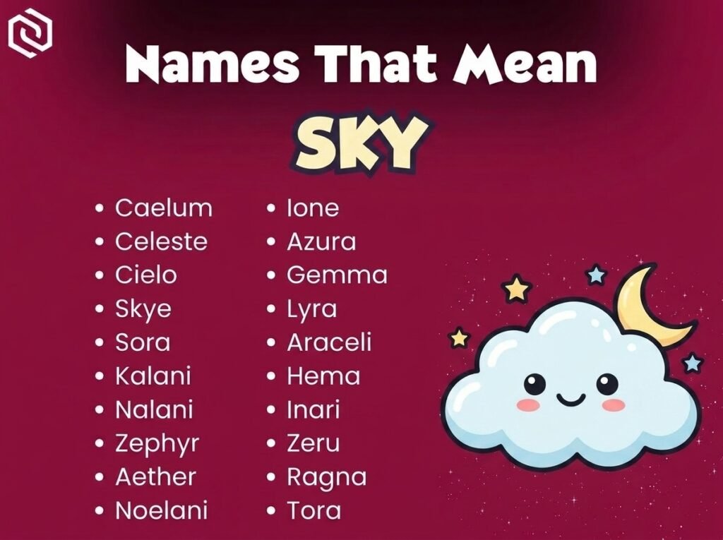 Baby Names That Mean Sky