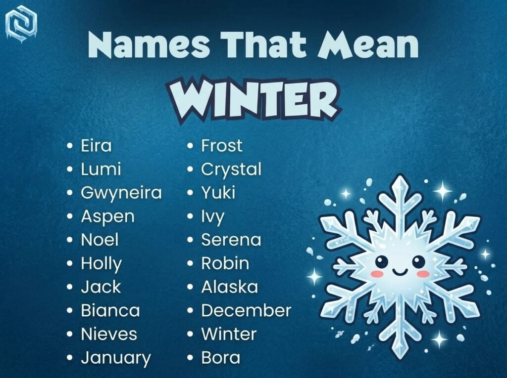 Baby Names That Mean Winter