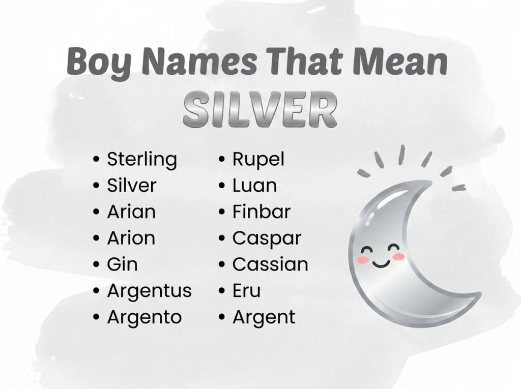 Boy Names That Mean Silver