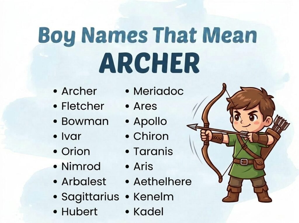 Boy Names That Mean Archer