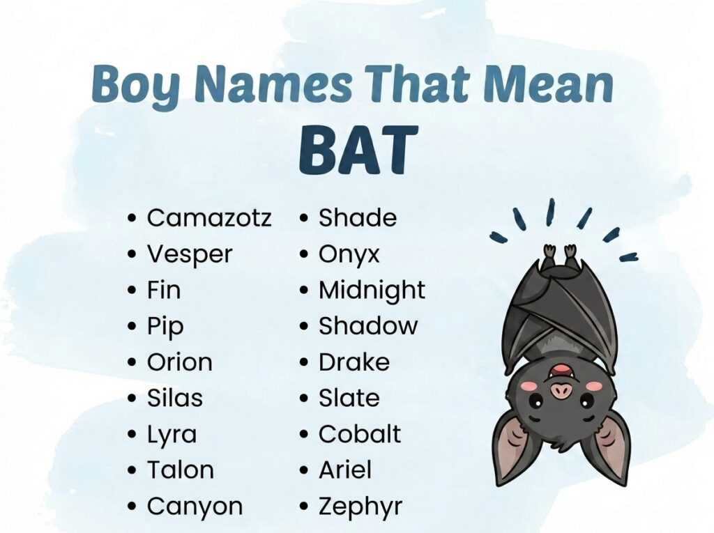 Boy Names That Mean Bat