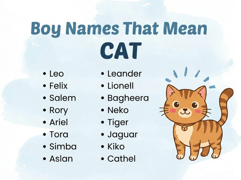 Boy Names That Mean Cat