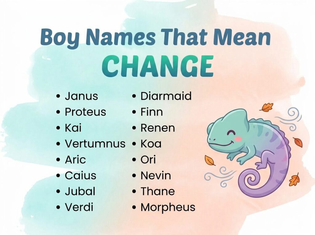 Boy Names That Mean Change
