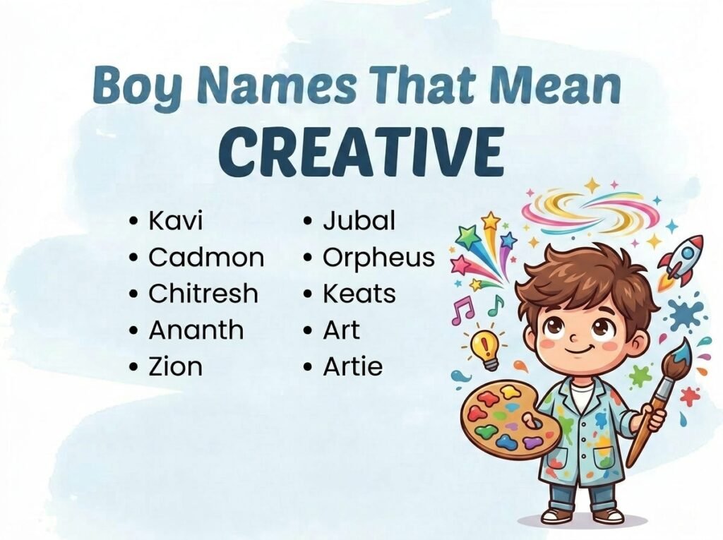Boy Names That Mean Creative