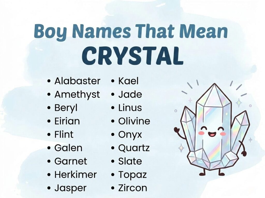 Boy Names That Mean Crystal