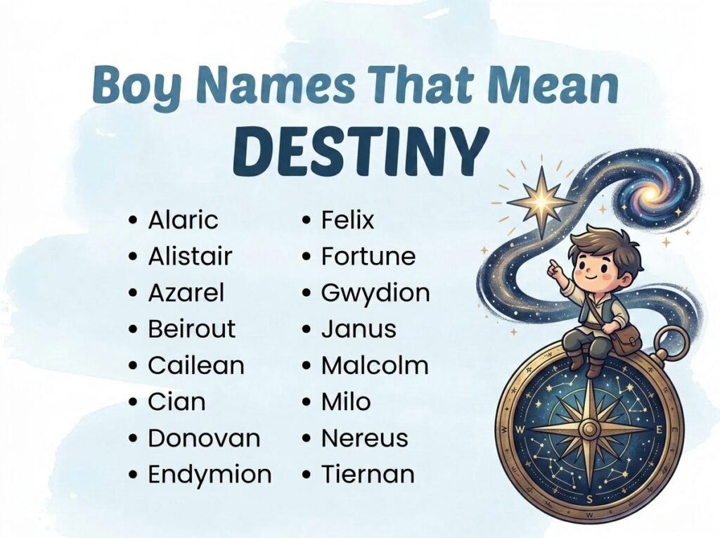Boy Names That Mean Destiny
