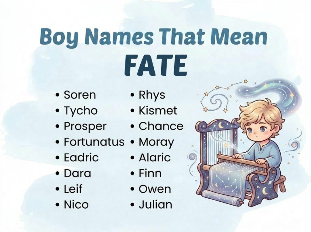 Boy Names That Mean Fate