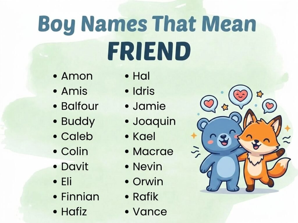 Boy Names That Mean Friend