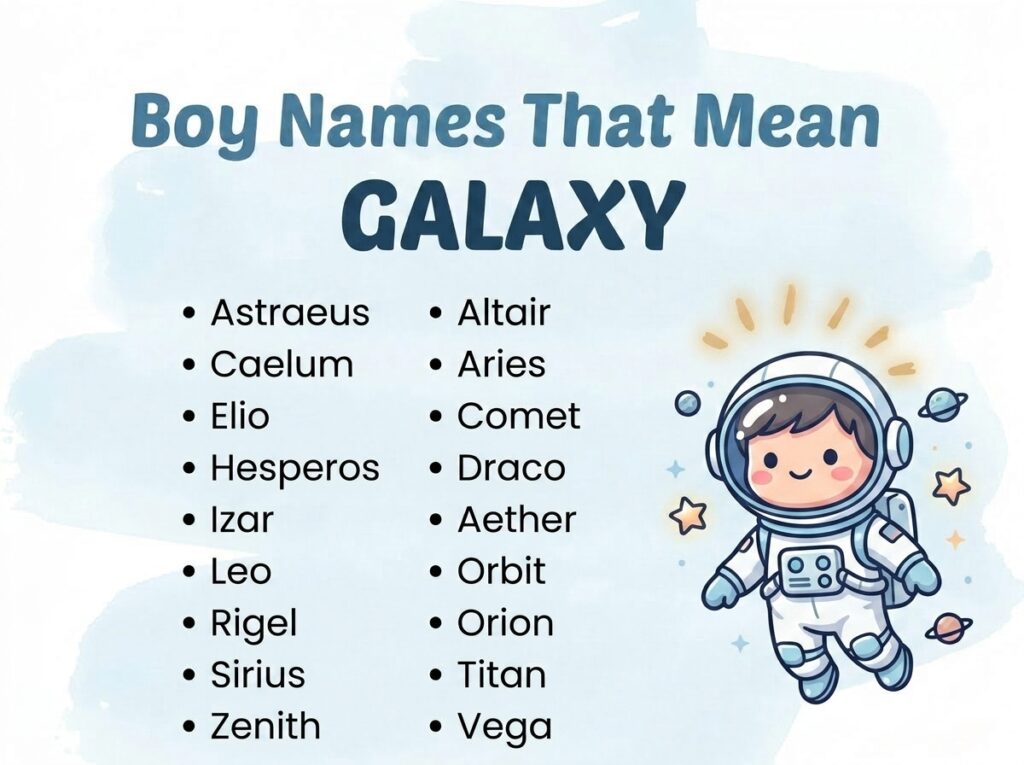 Boy Names That Mean Galaxy