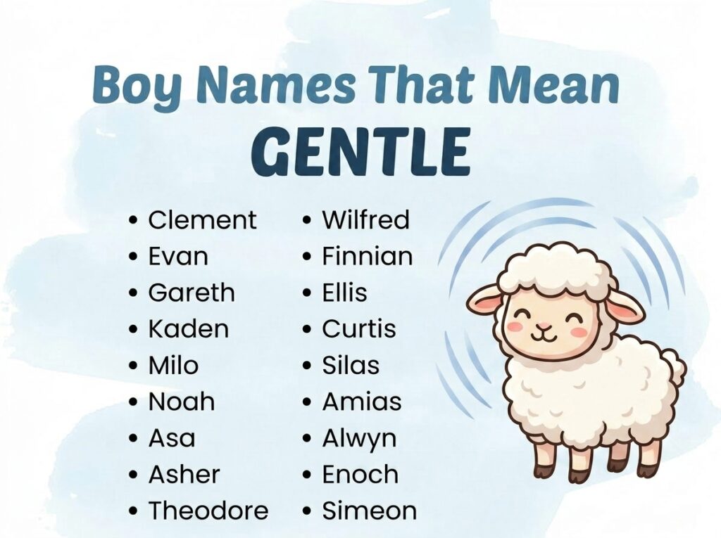 Boy Names That Mean Gentle