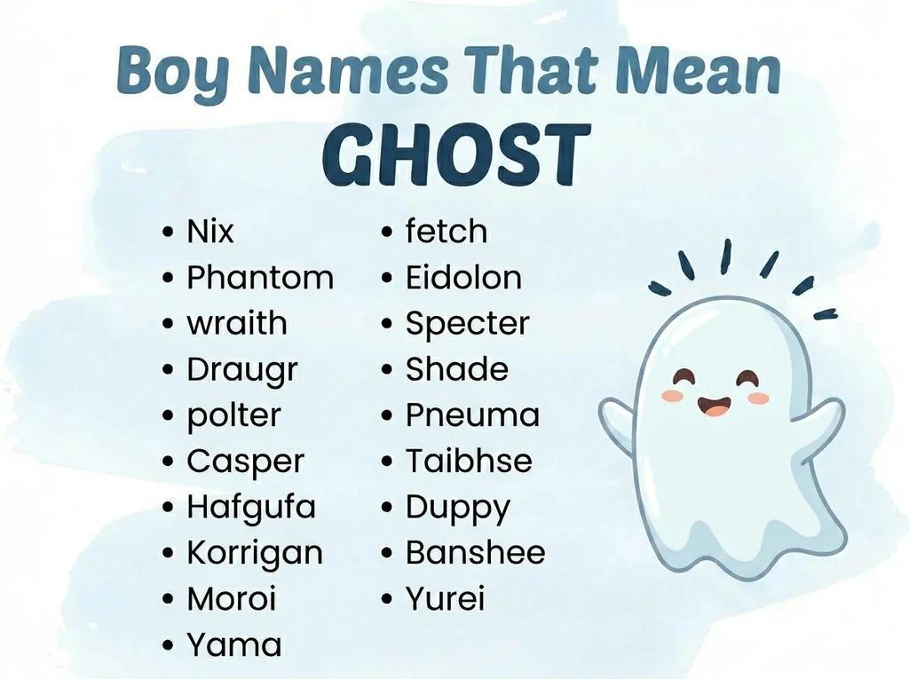 82+ Baby Names That Mean Ghost for Boys and Girls (2026)