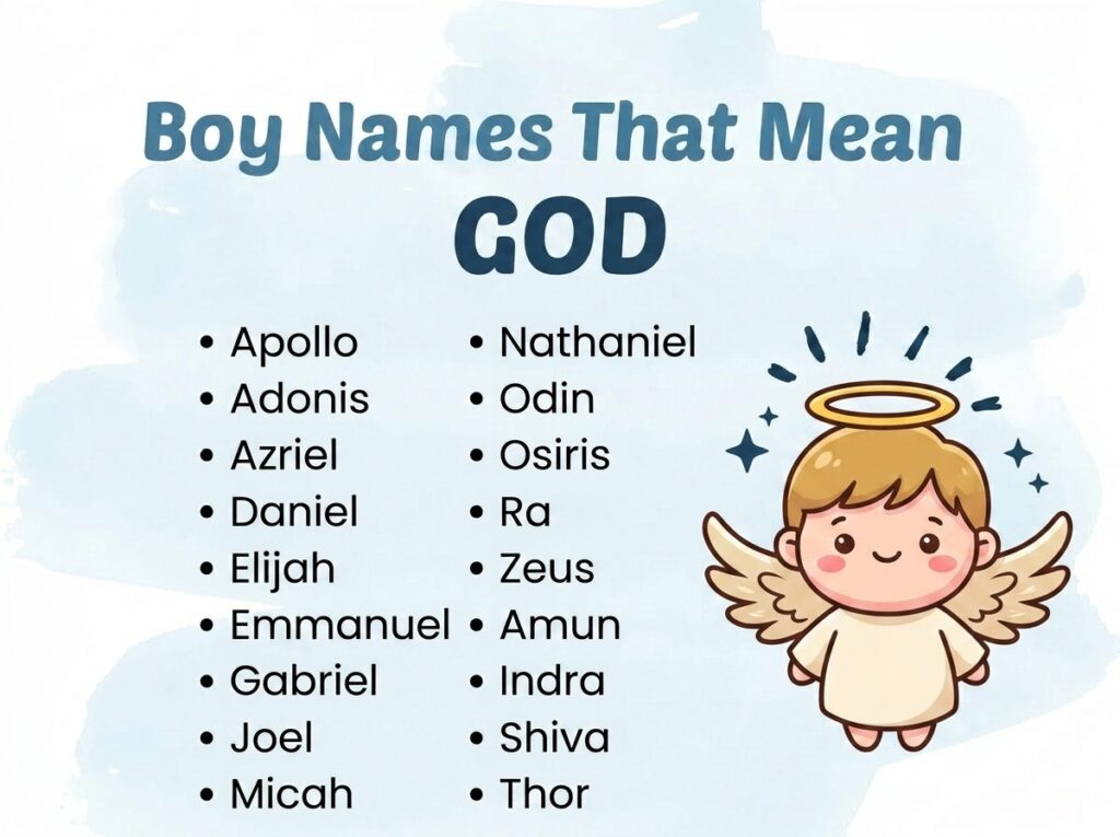 Boy Names That Mean God