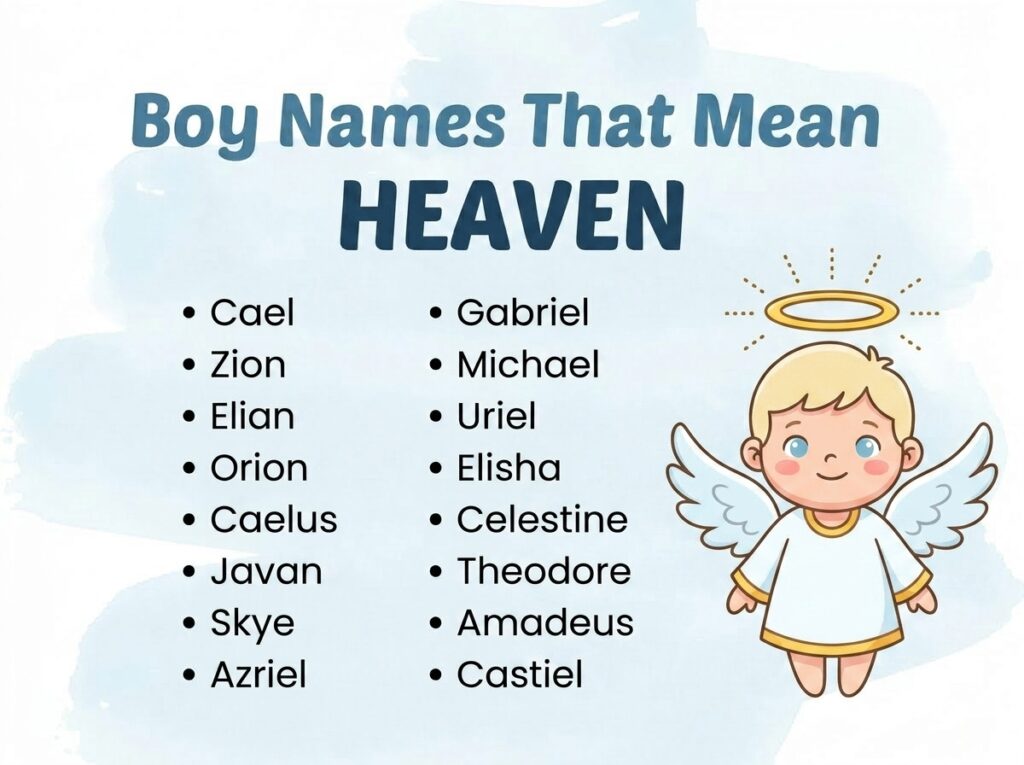 Boy Names That Mean Heaven