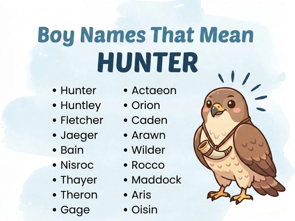 Boy Names That Mean Hunter