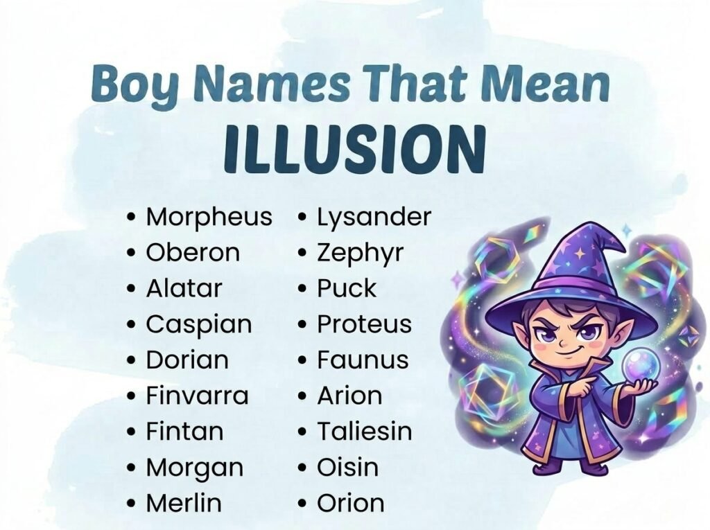 Boy Names That Mean Illusion