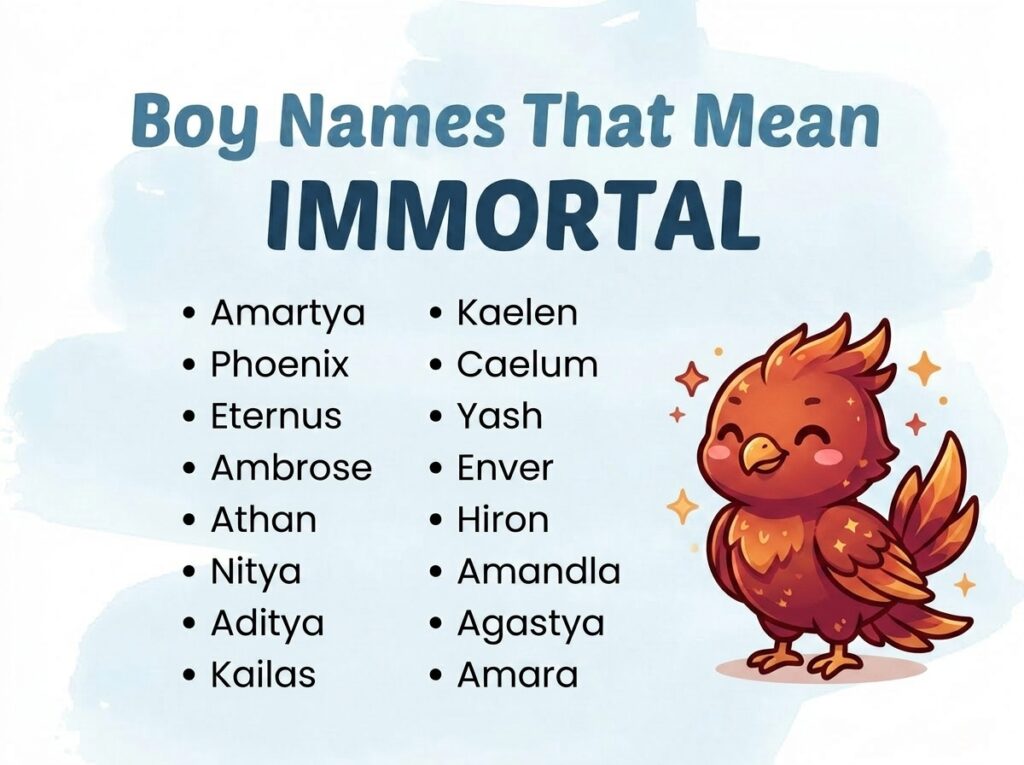 Boy Names That Mean Immortal