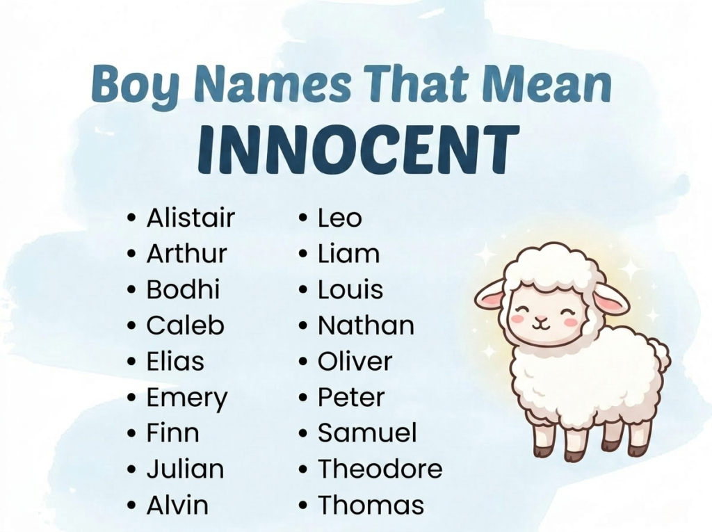 Boy Names That Mean Pure/Innocent