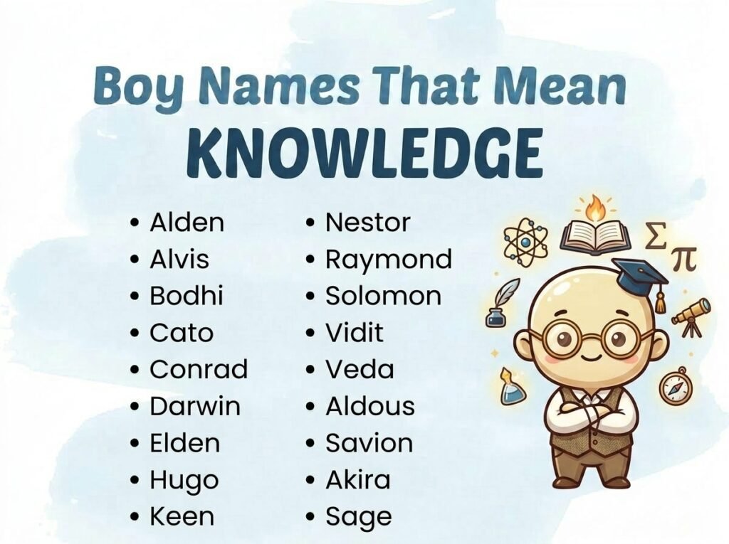 Boy Names That Mean Knowledge