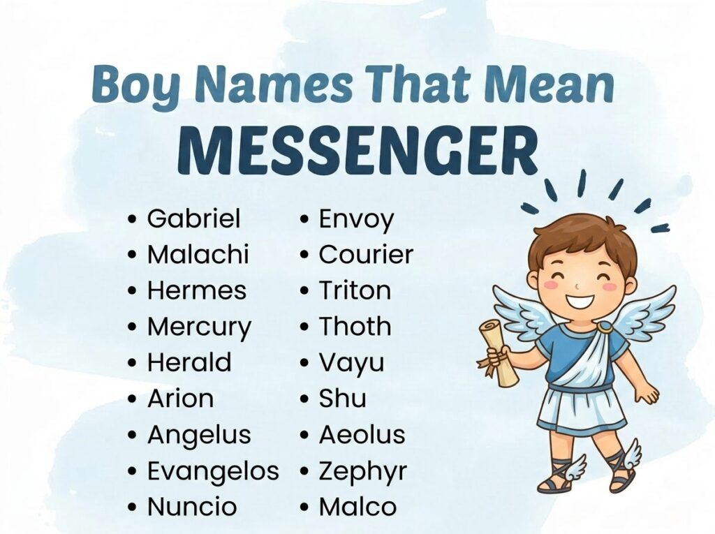 Boy Names That Mean Messenger