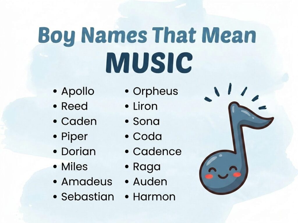 Boy Names That Mean Music
