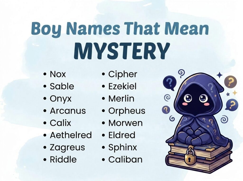 Boy Names That Mean Mystery