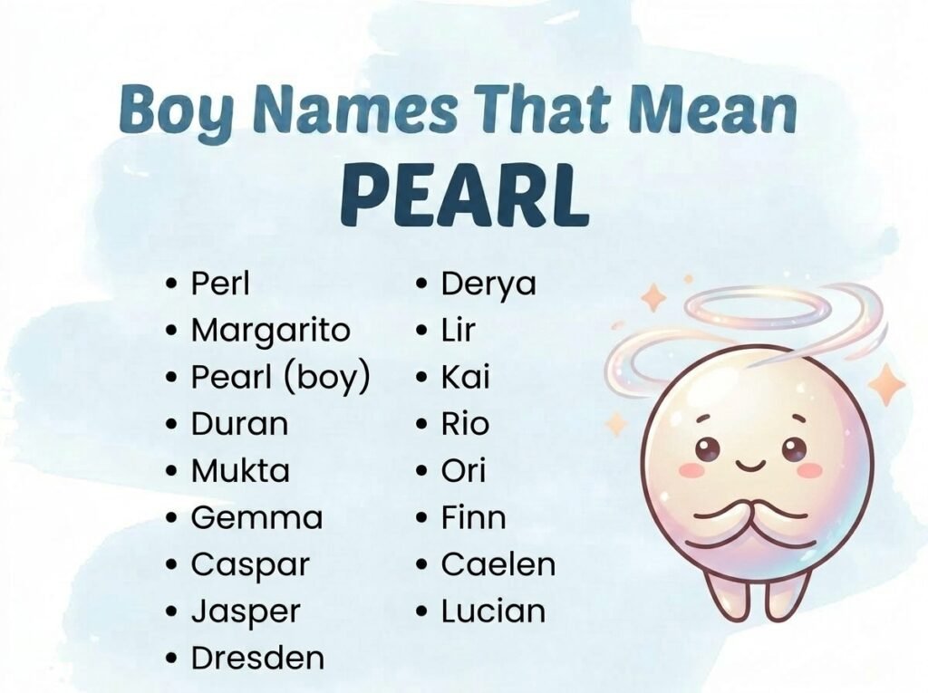 Boy Names That Mean Pearl