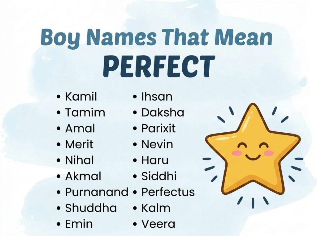 Boy Names That Mean Perfect