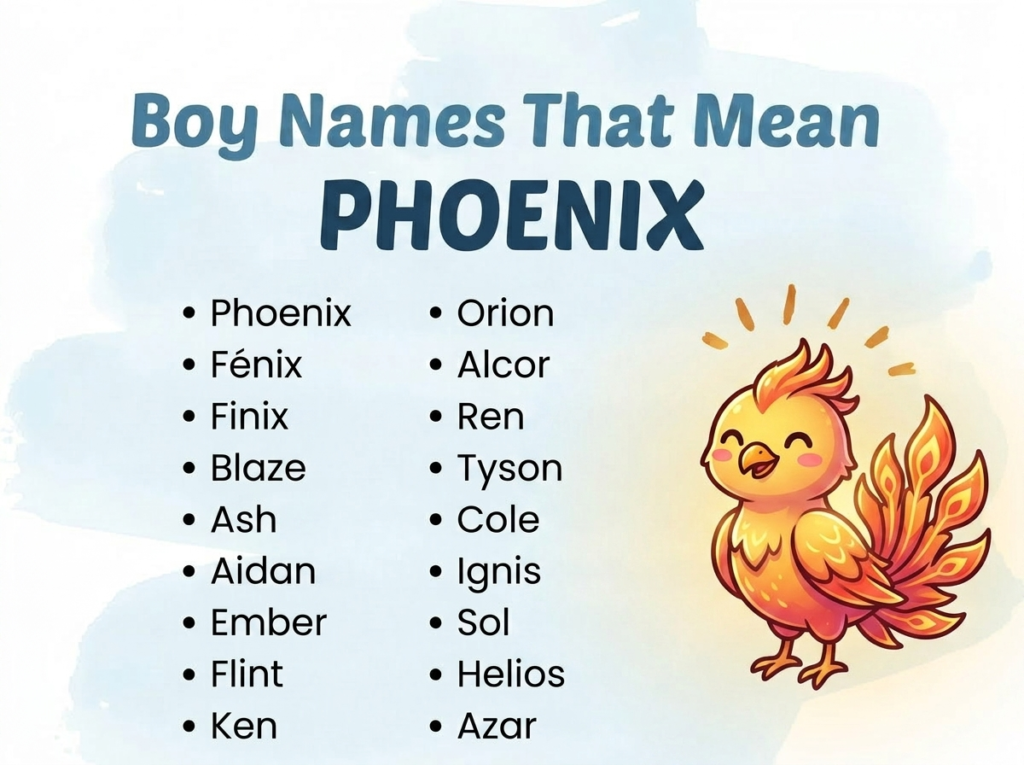 Boy Names That Mean Phoenix