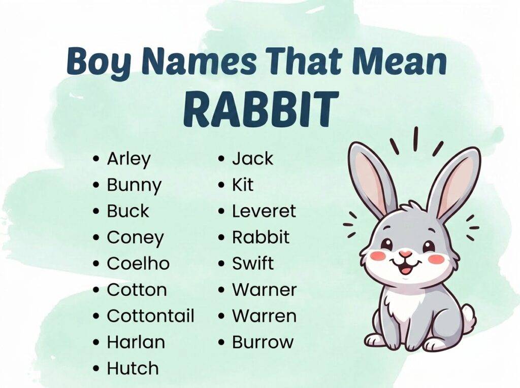 Boy Names That Mean Rabbit