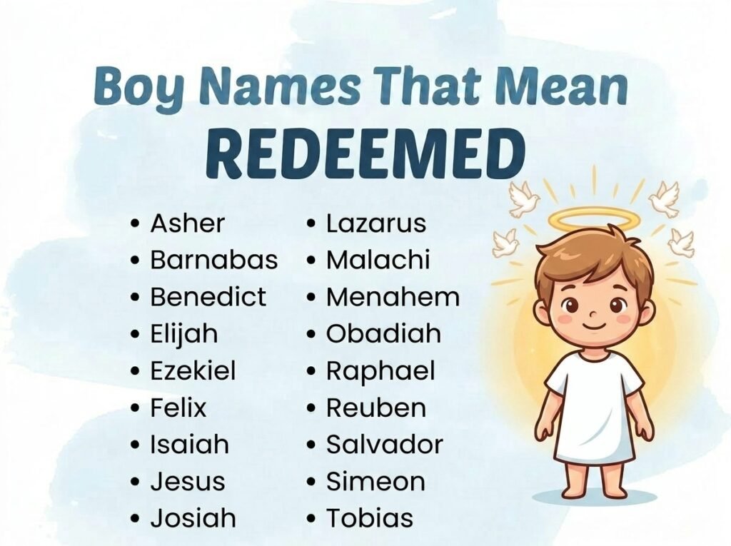 Boy Names That Mean Redeemed
