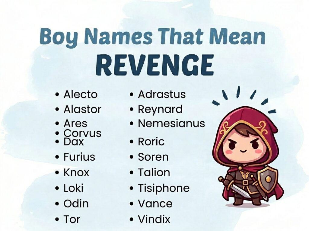 Boy Names That Mean Revenge