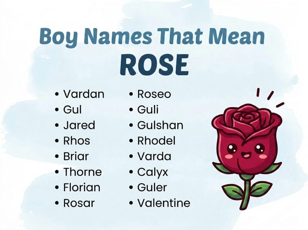Boy Names That Mean Rose