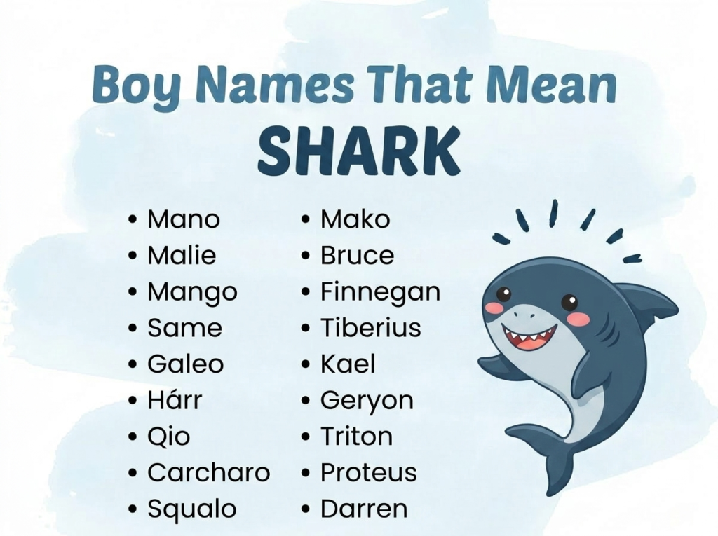 Boy Names That Mean Shark