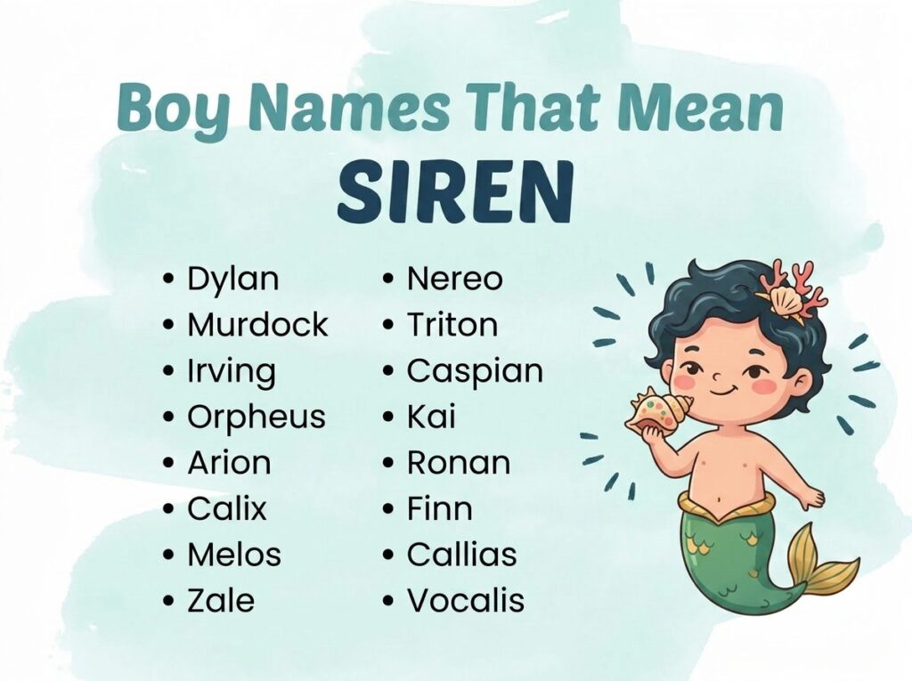 Boy Names That Mean Siren