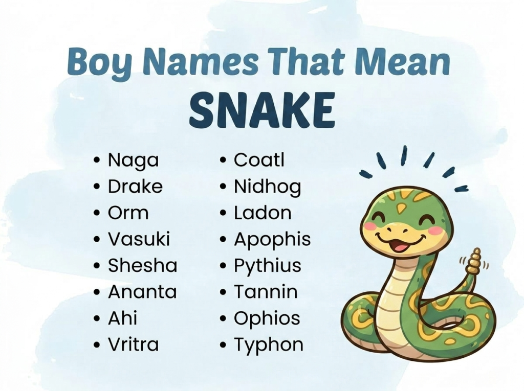 Boy Names That Mean Snake