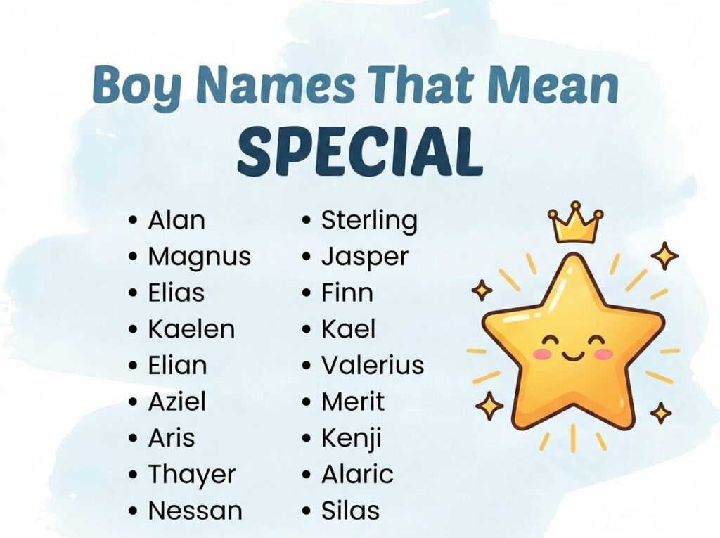 Boy Names That Mean Special